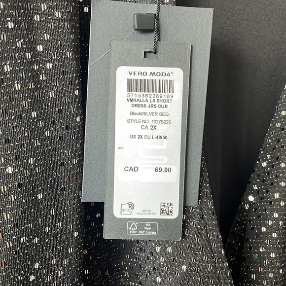 Sparkling Short Dress - Picture 2 of 2